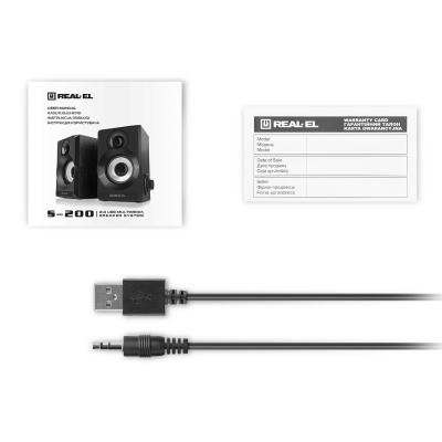 REAL-EL S-200 Black