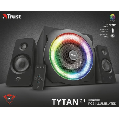 Trust GXT 629 Tytan RGB Illuminated 2.1 Speaker Set (22944)