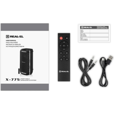 REAL-EL X-775 Black