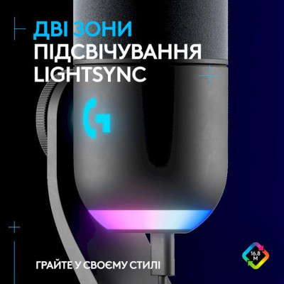 Logitech Yeti GX Dynamic RGB Black (988-000569)