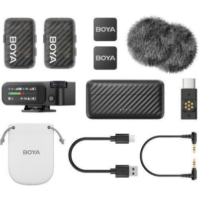 BOYA MIC 2-02 Type-C/TRS Black