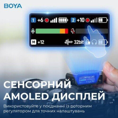 BOYA MIC 2-02 Type-C/TRS Black