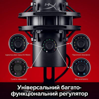 HyperX QuadCast 2 S Black RGB (9A273AA)