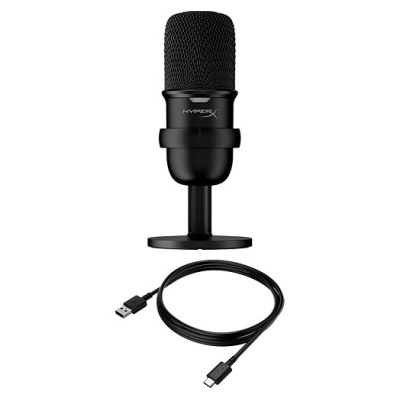 HyperX SoloCast Black (HMIS1X-XX-BK/G,4P5P8AA)