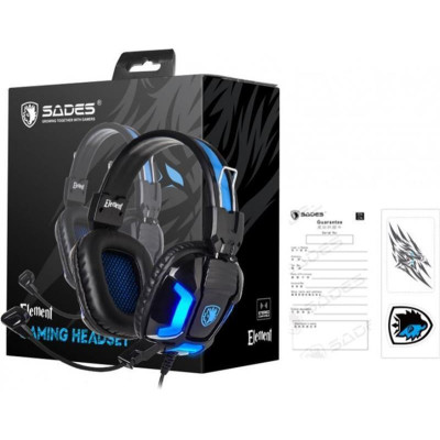Sades SA-702 Element Black/Blue (SA702BL)