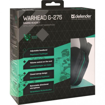 Defender Warhead G-275 Green-Black (64122)