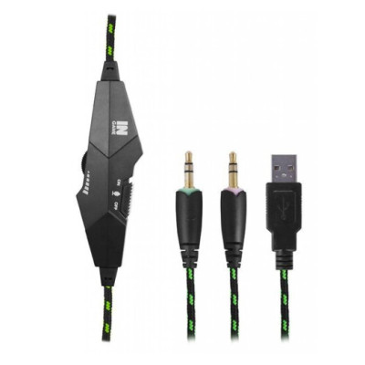 Gemix N2 LED Black-Green Gaming