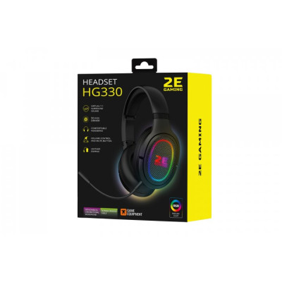 2E HG330 RGB USB 7.1 Black (2E-HG330BK-7.1)