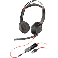 POLY BlackWire 5220 USB-A HS Stereo Black (80R97AA)