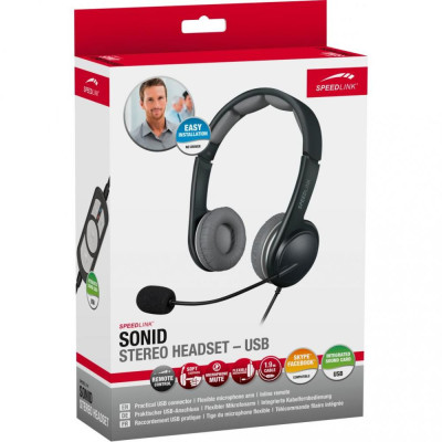 Speed-Link Sonid Stereo Black/Grey (SL-870002-BKGY)