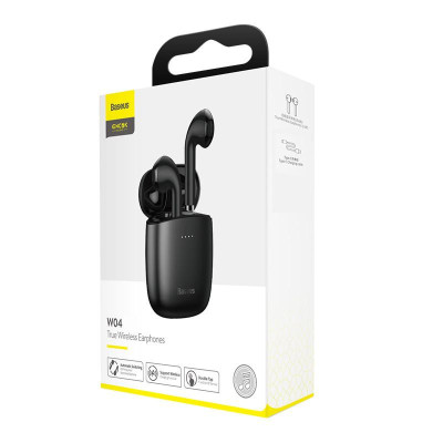 Baseus Encok W04 Pro TWS Wireless Black (NGW04P-01)