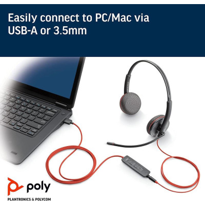 POLY BlackWire C3325-M Black (8X222AA)