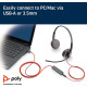 POLY BlackWire C3325-M Black (8X222AA)
