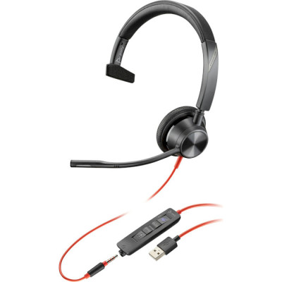 POLY BlackWire C3315-M USB-A HS Mono Black (76J13AA)