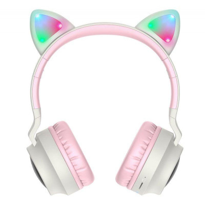 Hoco W27 Cat Ear Grey/Pink (W27GP)