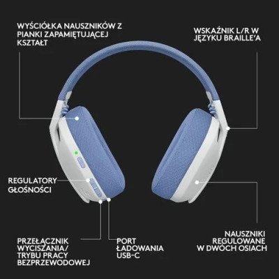 Logitech G435 LIGHTSPEED White (981-001074)