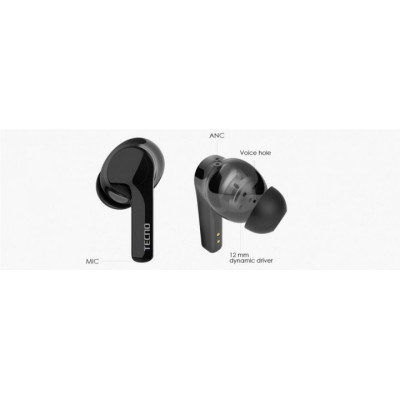 Tecno Hipods H3 Black (4895180768019)