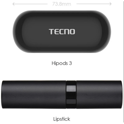 Tecno Hipods H3 Black (4895180768019)