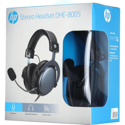 HP DHE-8005 Gaming Red LED Black