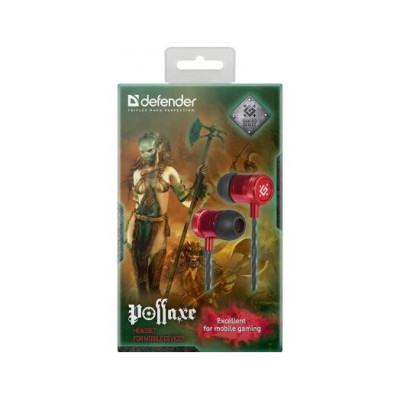 Defender Pollaxe Black-Red (64453)