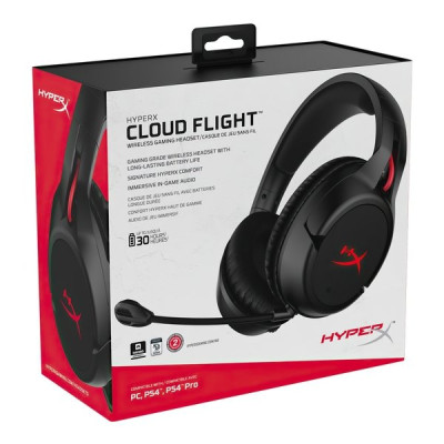 HyperX Cloud Flight Wireless Gaming Headset для PC/PS4 Black (HX-HSCF-BK/EM/4P5L4AM)