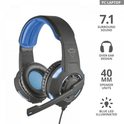 Trust GXT 350 Radius 7.1 Surround Headset (22052)