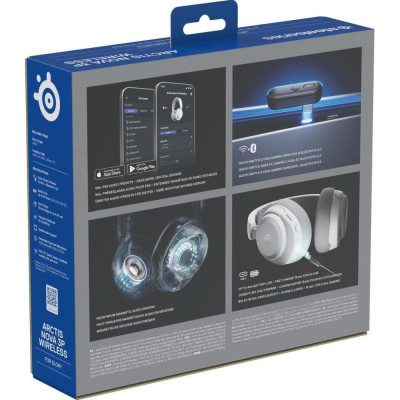 SteelSeries Arctis Nova 3P Wireless for Playstation White (61687)