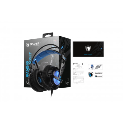 Sades SA-904 Locust Plus RGB 7.1 Virtual Surround Black (SA904BKU)