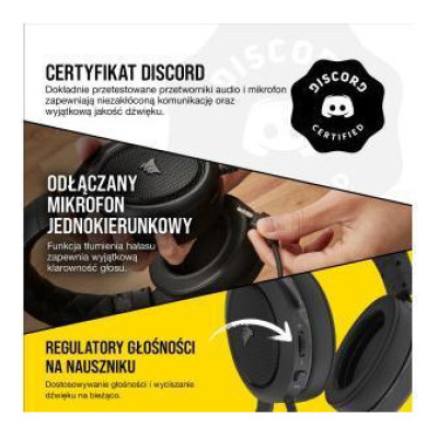 Corsair HS50 PRO Stereo Carbon (CA-9011215-EU)