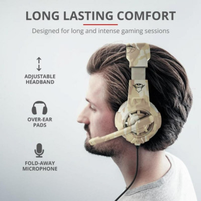 Trust GXT 310D Radius Gaming Headset Desert Camo (22208)