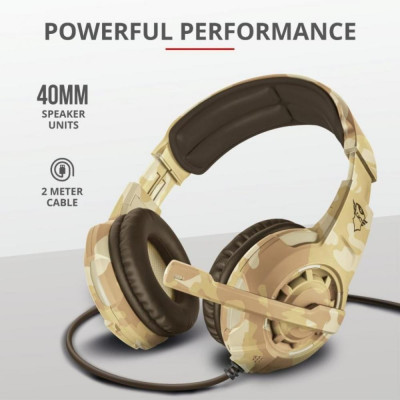 Trust GXT 310D Radius Gaming Headset Desert Camo (22208)