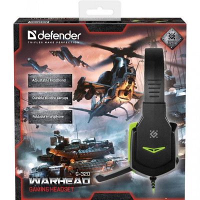 Defender Warhead G-320 Black-Green (64032)