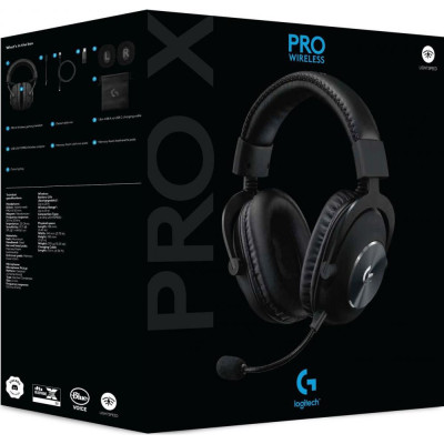 Logitech G PRO X Wireless LIGHTSPEED Black (981-000907,981-000906)