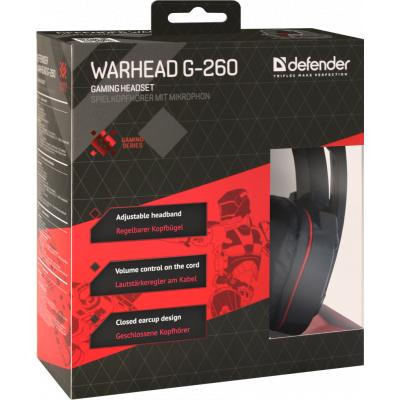 Defender Warhead G-260 Red-Black (64121)