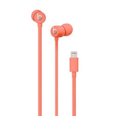 Beats by Dr. Dre urBeats3 Earphones with Lightning Connector Coral (MUHV2)