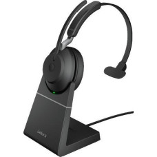 JABRA Evolve2 65 USB-A UC Mono with Charging Stand Black (26599-889-989)