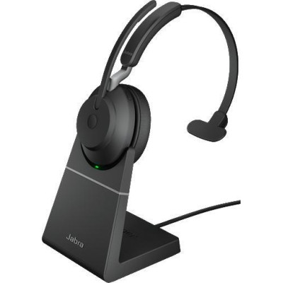 JABRA Evolve2 65 USB-A UC Mono with Charging Stand Black (26599-889-989)