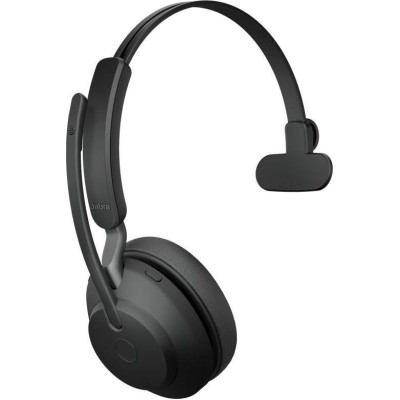 JABRA Evolve2 65 USB-A UC Mono with Charging Stand Black (26599-889-989)
