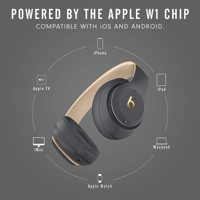 Beats Studio 3 Wireless Headphones MXJ92LL/A Grey