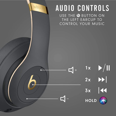 Beats Studio 3 Wireless Headphones MXJ92LL/A Grey