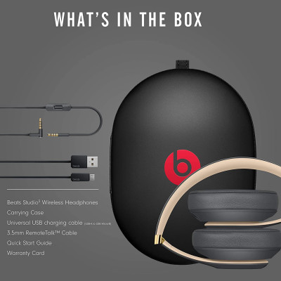 Beats Studio 3 Wireless Headphones MXJ92LL/A Grey