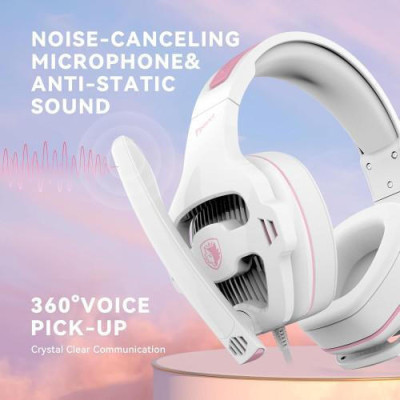 Sades SA-726 Ppower White/Pink (SA726WPJ)