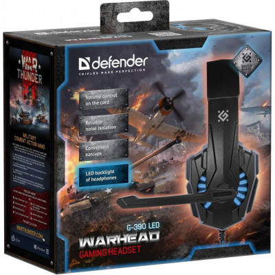 Defender Warhead G-390 LED black/blue (64039)