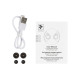 2E RainDrops Light True Wireless Waterproof Mic-EBTWRDLWT White (2E-EBTWRDLWT)