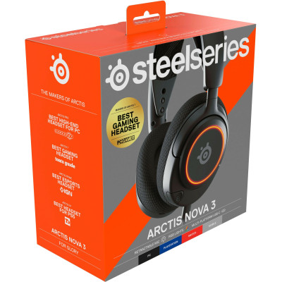 SteelSeries Arctis Nova 3 Black (61631)
