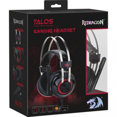 Redragon Talos Vibration Surround 7.1 Black-Red (74920)