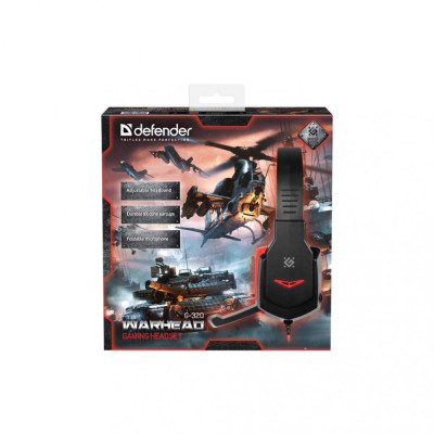 Defender Warhead G-320 Black-Red (64033)