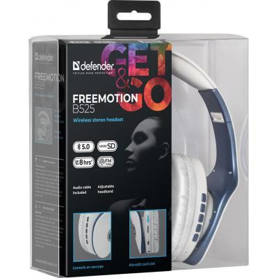 Defender FreeMotion B525 White-Blue (63526)