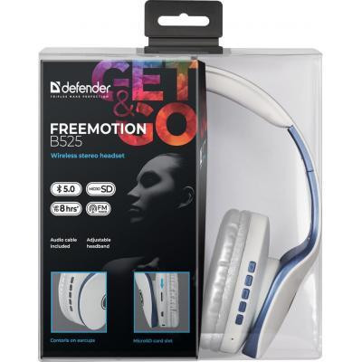 Defender FreeMotion B525 White-Blue (63526)