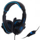 Sades SA-708 Stereo Gaming Headphone/Headset with Microphone Black/Blue (SA708-B-BL)